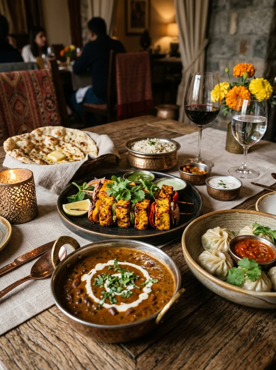 Vegetarian Menu - Hotel Tashi Delek